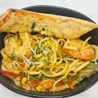 Spicy Santa Fe Shrimp Linguine