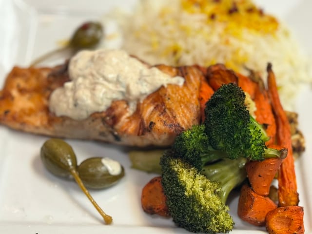 Grilled Norwegian Salmon.