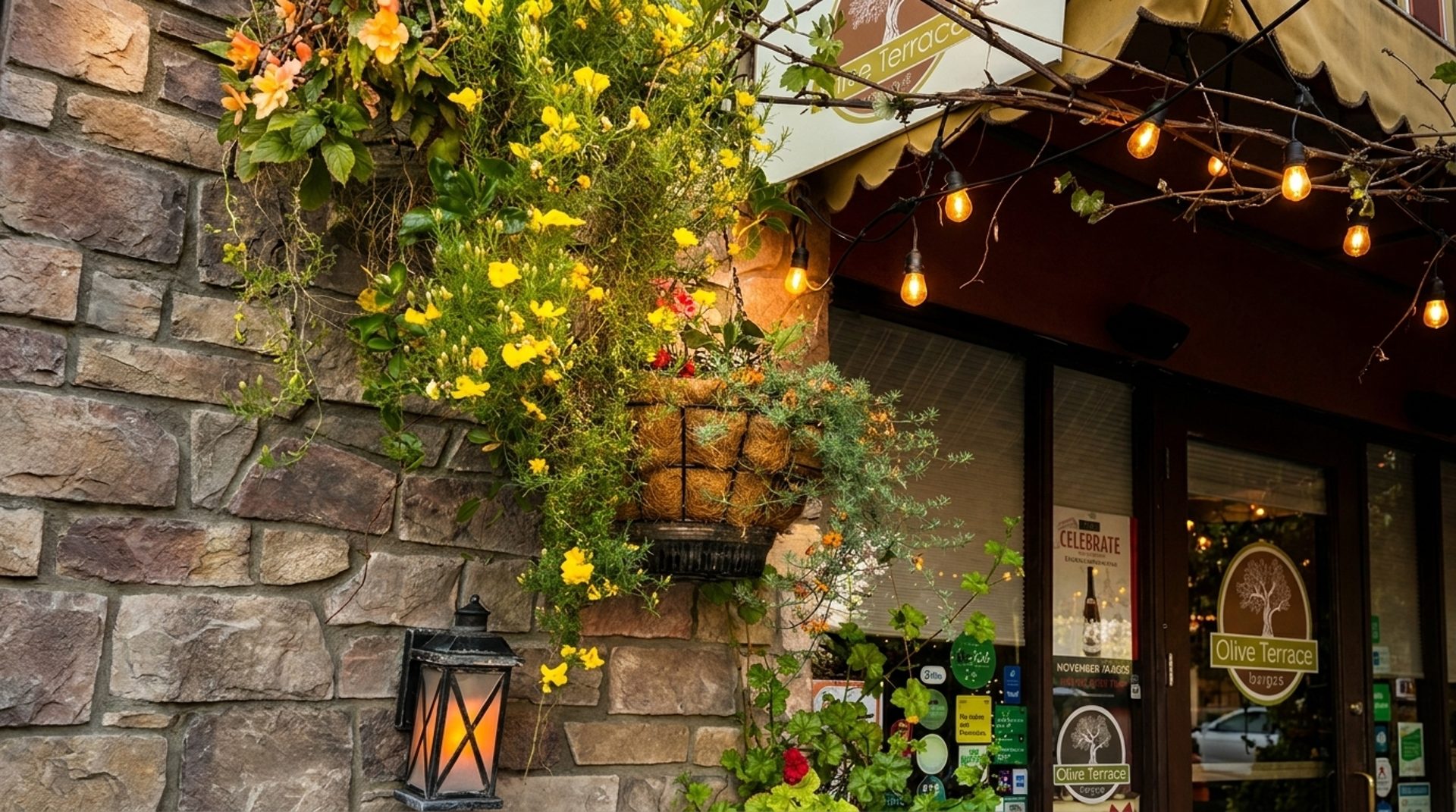 The grapevine terrace
