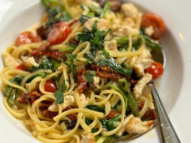 Linguine Garlic Fresca.