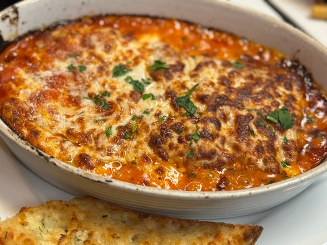 Beef and Sausage Lasagna.
