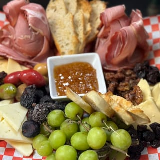 Cheese, Olive, Fig & Walnut with Italian Charcuterie Meats