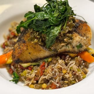 Herb Crusted Sea Bass