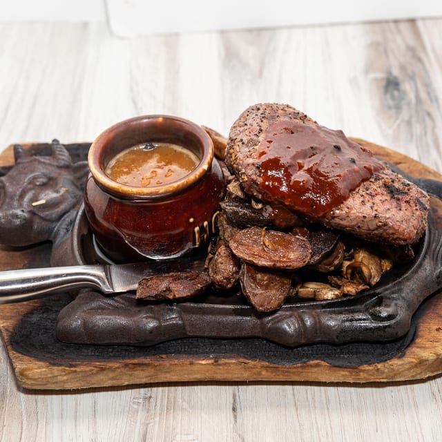 Jack Daniel's Sizzling Steak.