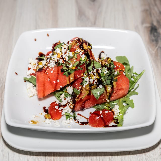 Watermelon Basil Salad.