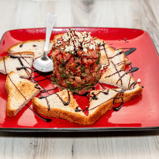 Rustic Baguette Bruschetta
