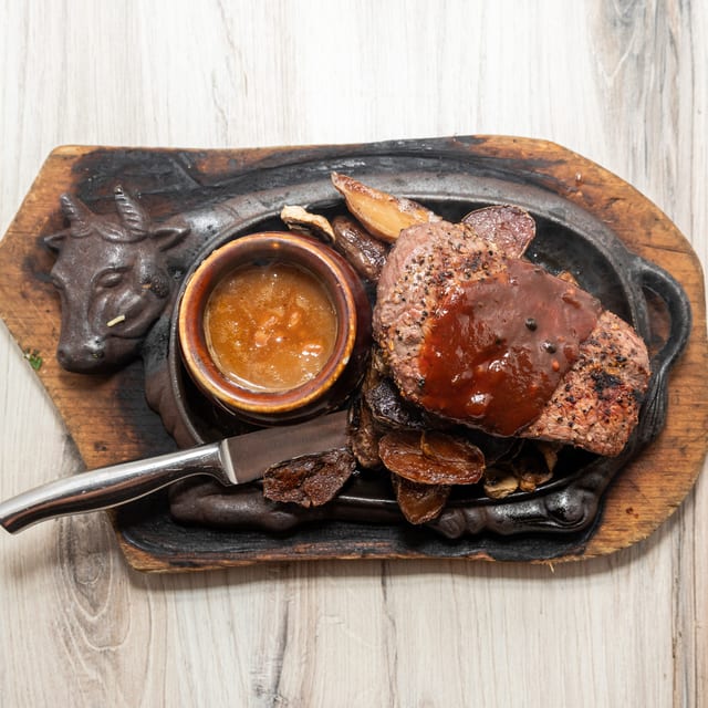Jack Daniel's Sizzling Steak.