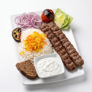 Charbroiled Persian Salmon Kabob