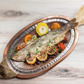 Roasted Whole Mediterranean Branzino