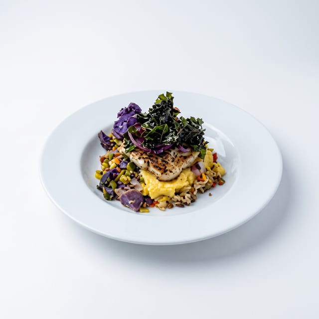 Herb Crusted Sea Bass.