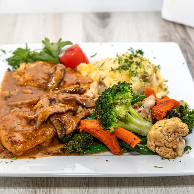 Chicken Marsala.