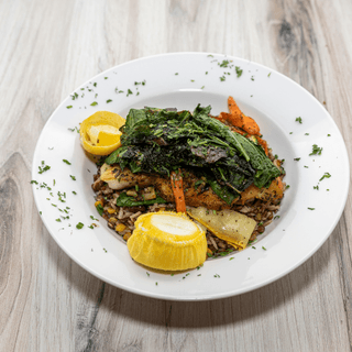 Herb Crusted Sea Bass